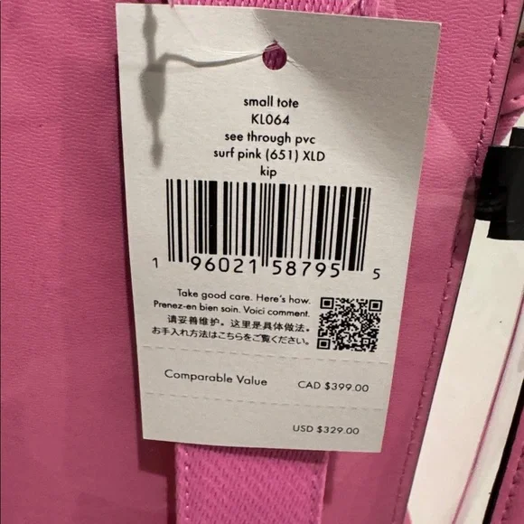 Kate Spade Pink and Clear Satchel and crossbody Bag - Picture 3 of 7